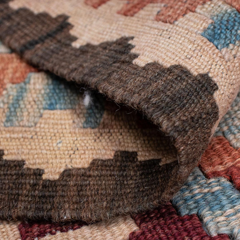 Runner Kelim Carpet - Splash - 387 x 70 cm - flerfärgad