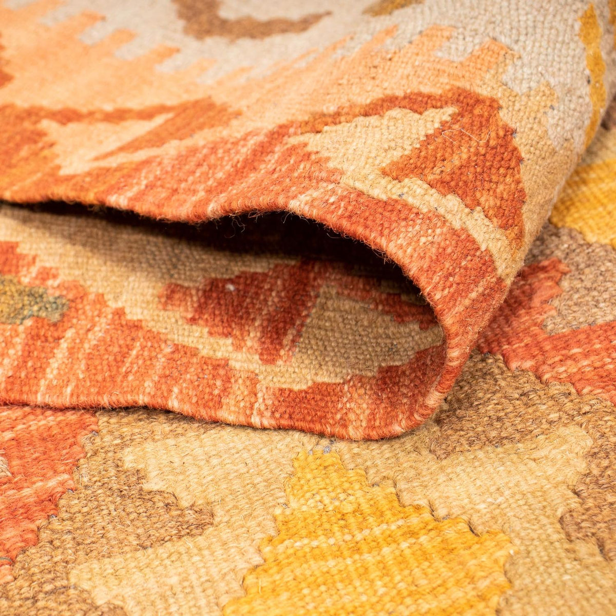 Runner Kelim Carpet - Splash - 435 x 86 cm - flerfärgad