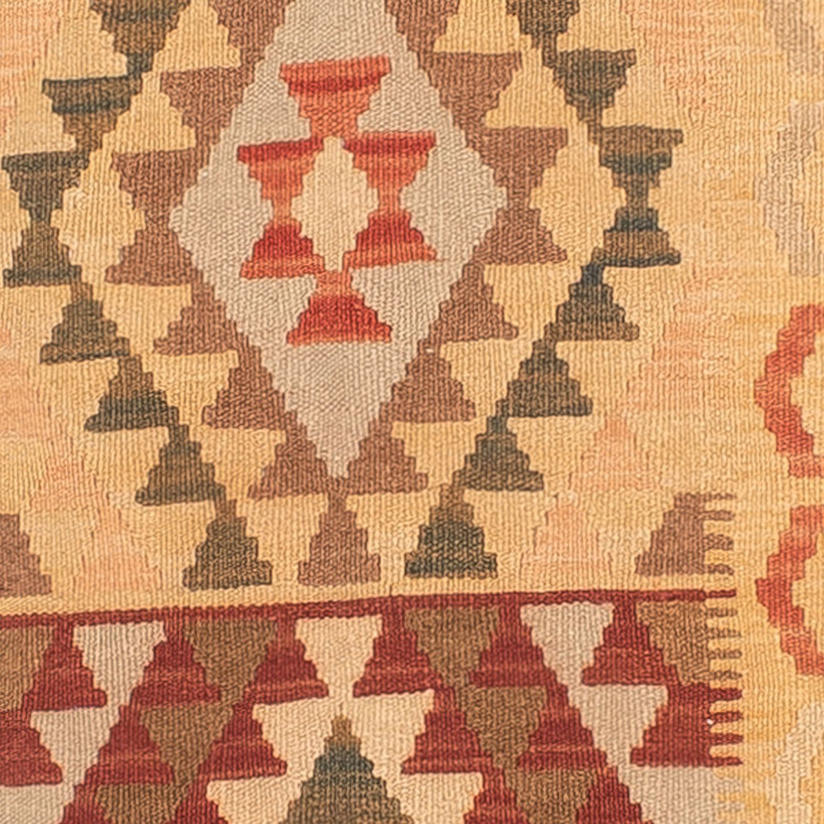 Runner Kelim Carpet - Splash - 314 x 86 cm - flerfärgad