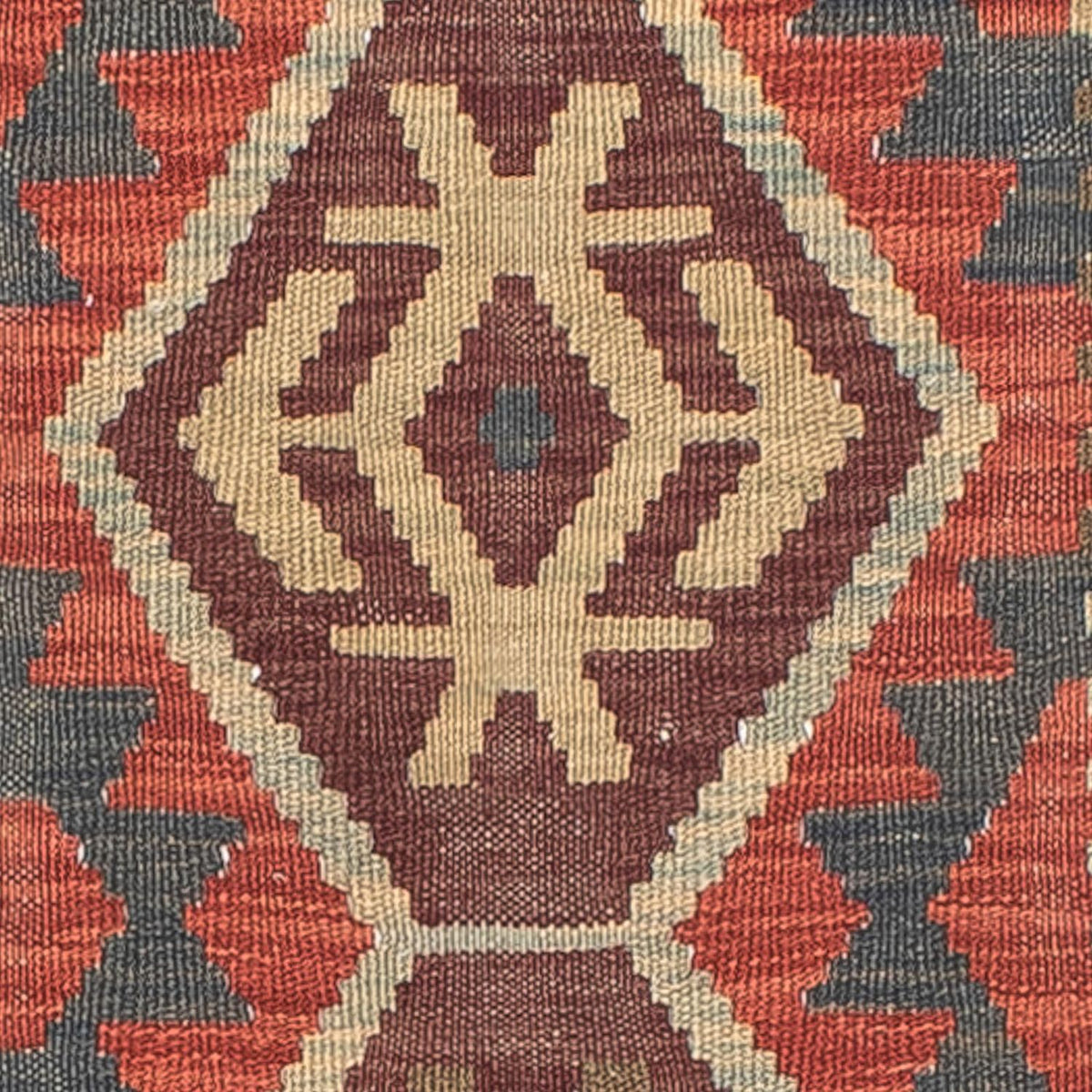 Runner Kelim Carpet - Splash - 288 x 73 cm - flerfärgad