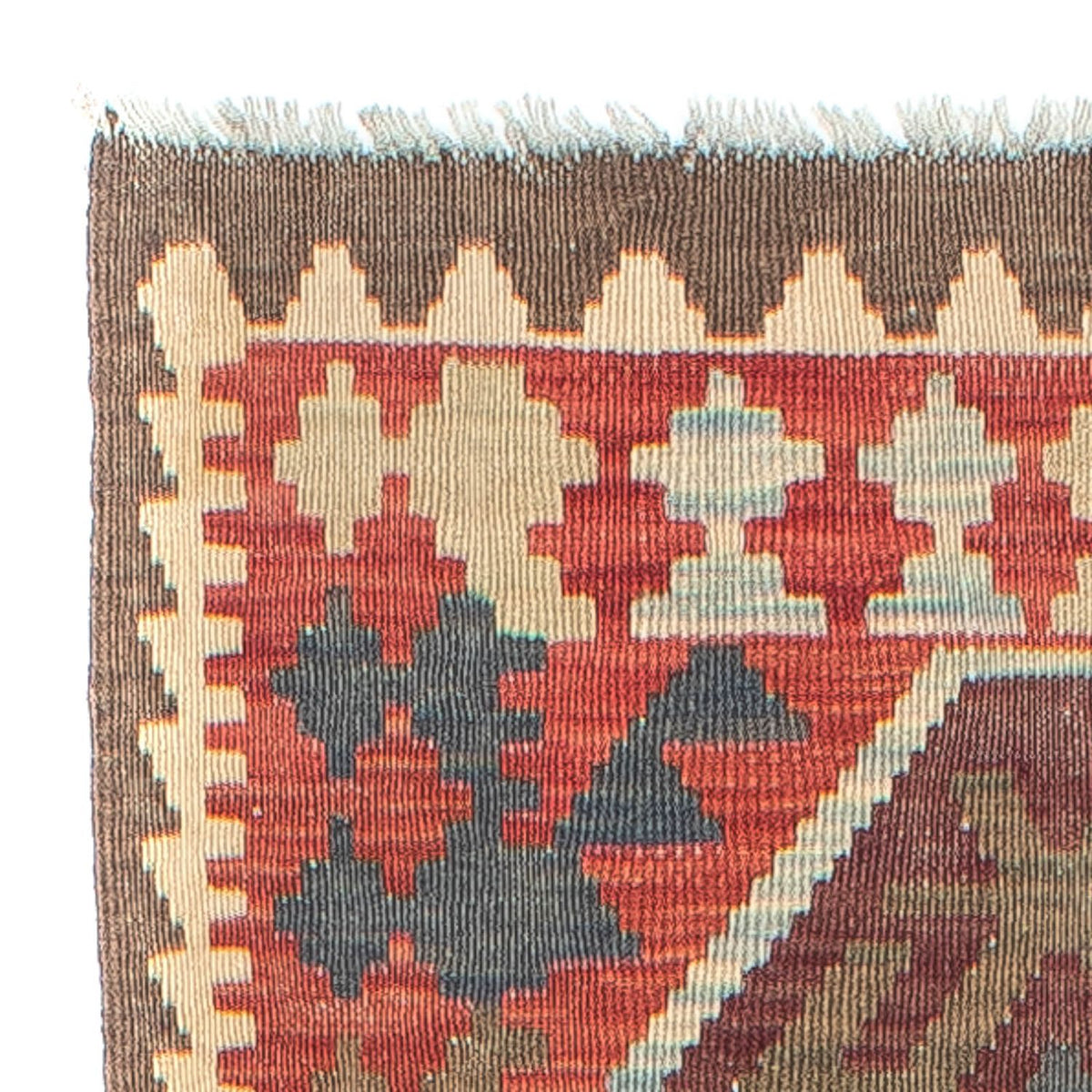 Runner Kelim Carpet - Splash - 288 x 73 cm - flerfärgad