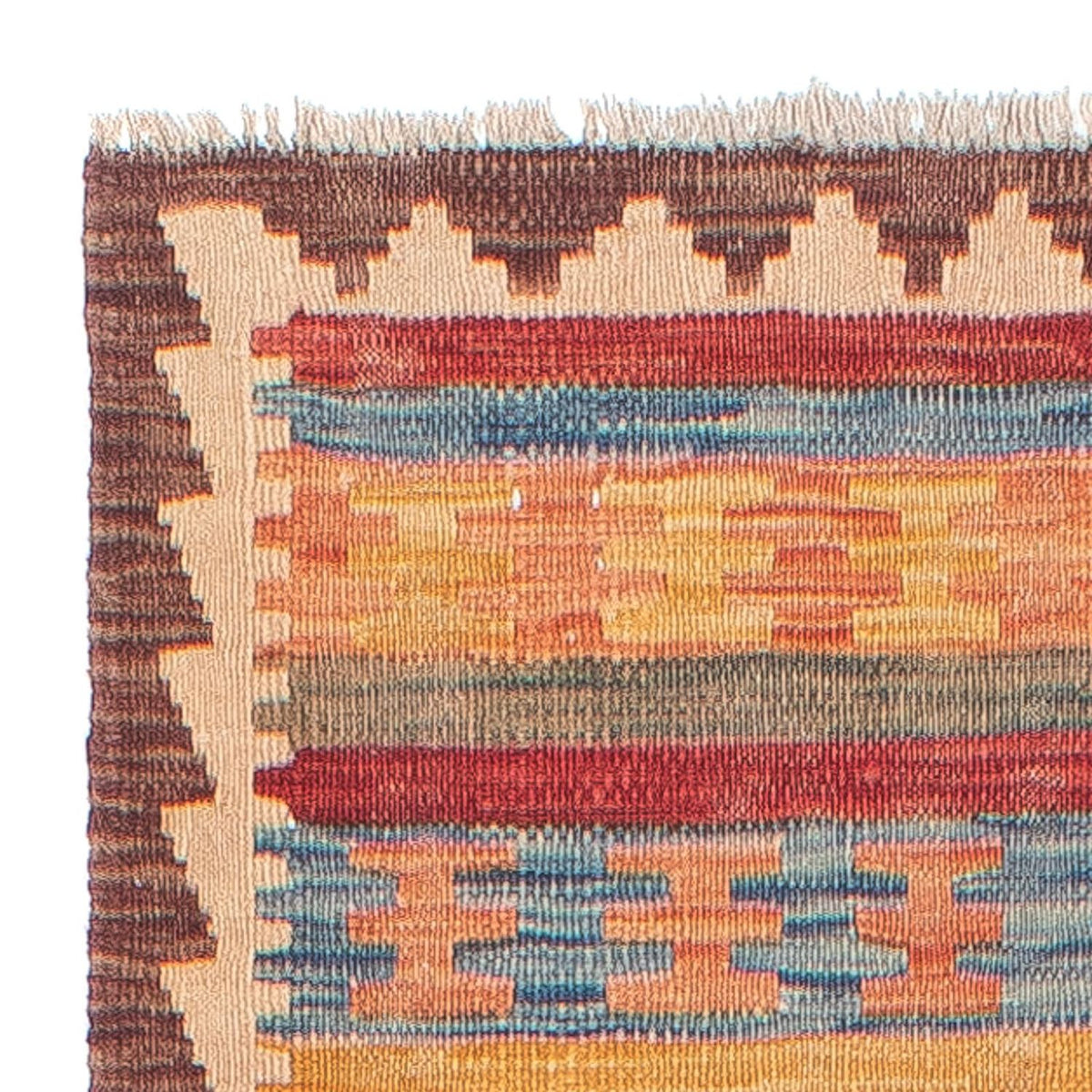 Runner Kelim Carpet - Splash - 288 x 69 cm - flerfärgad