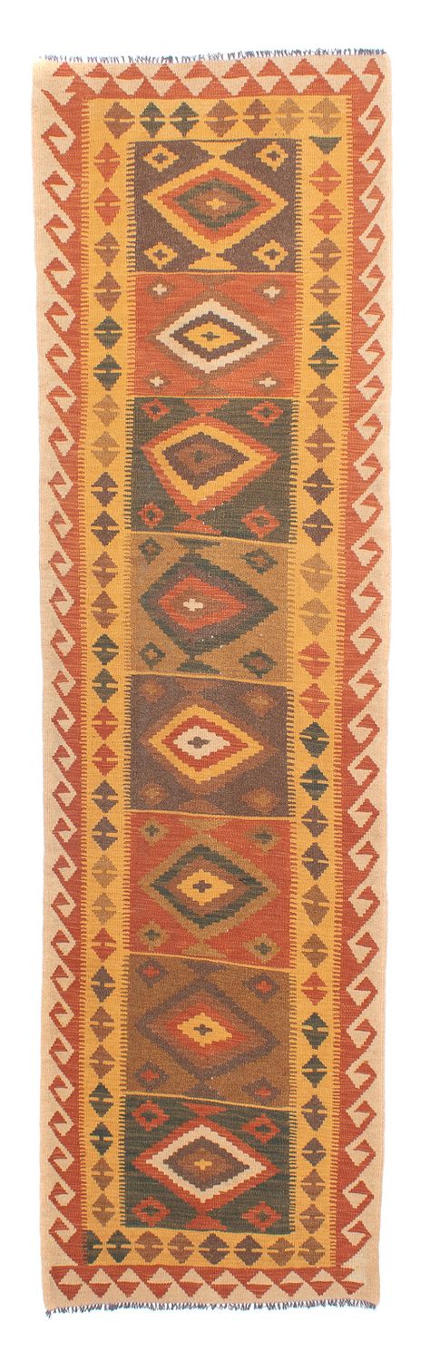 Runner Kelim Carpet - Splash - 297 x 79 cm - flerfärgad