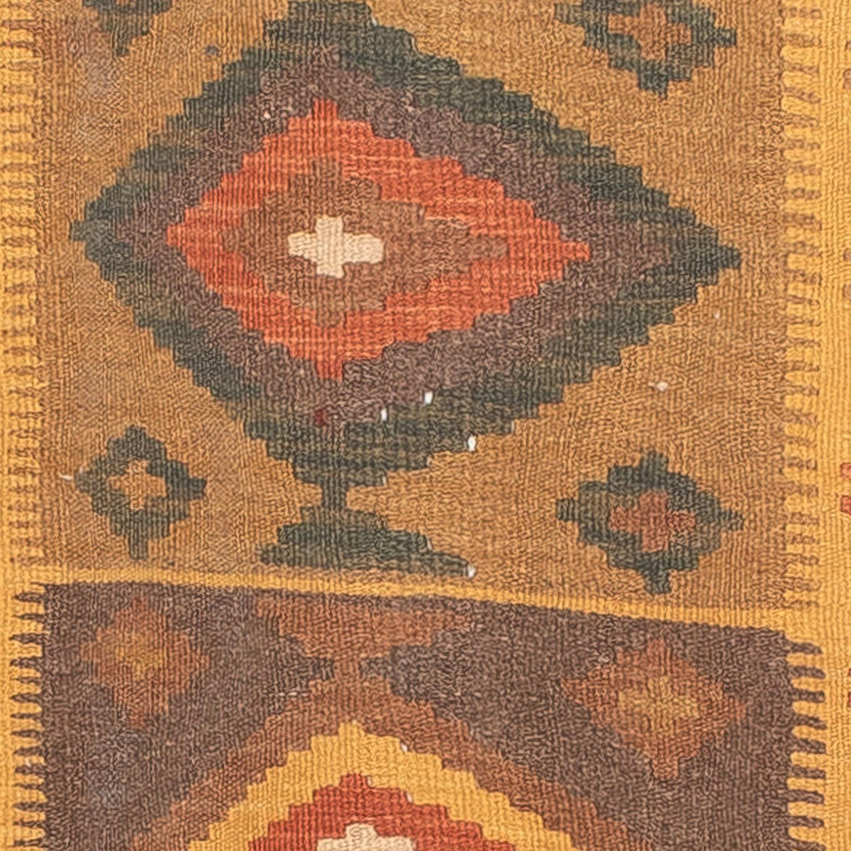 Runner Kelim Carpet - Splash - 297 x 79 cm - flerfärgad