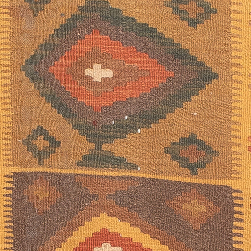 Runner Kelim Carpet - Splash - 297 x 79 cm - flerfärgad