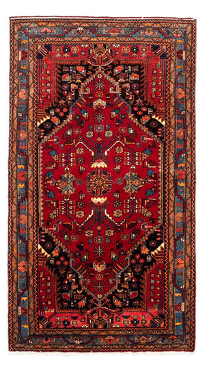 Persisk matta - Nomadic - 240 x 133 cm - mörkröd