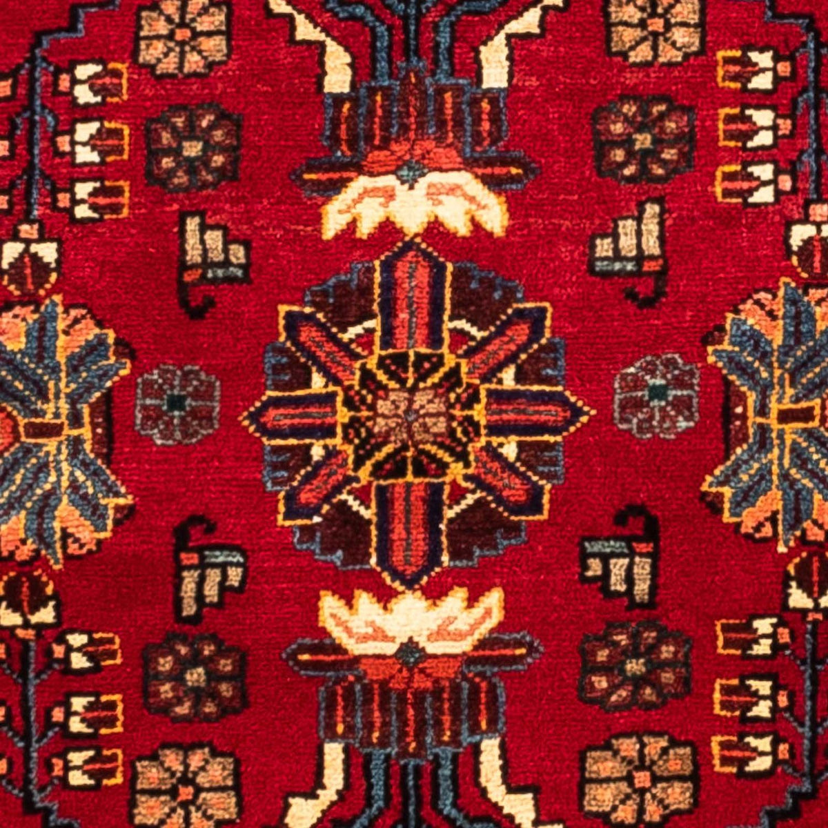 Persisk matta - Nomadic - 240 x 133 cm - mörkröd