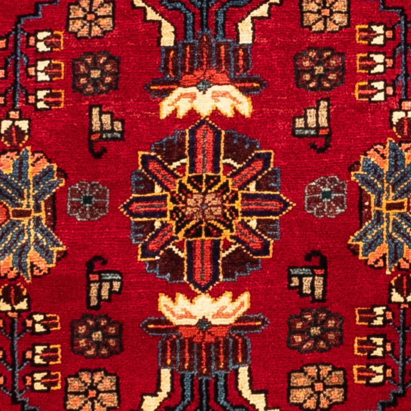 Persisk matta - Nomadic - 240 x 133 cm - mörkröd