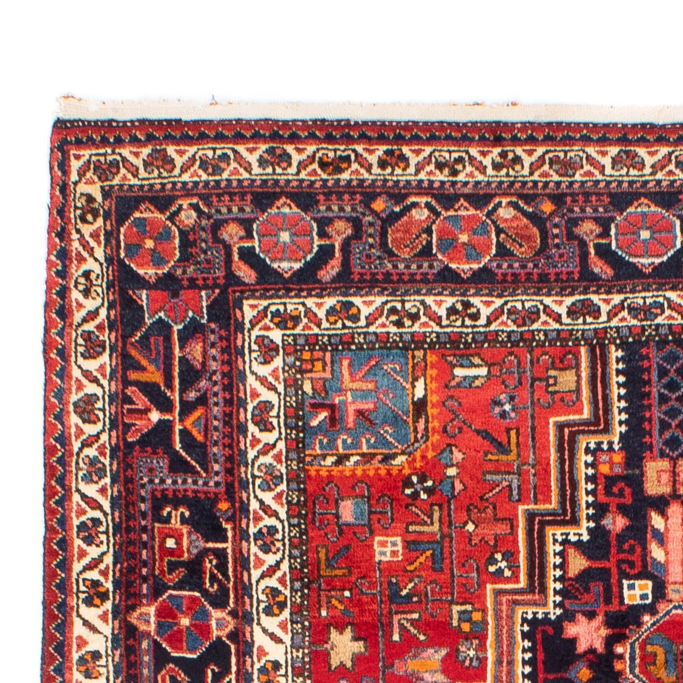 Persisk matta - Nomadic - 237 x 140 cm - mörkröd