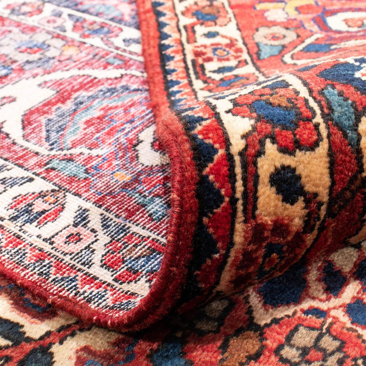 Persisk matta - Nomadic - 333 x 212 cm - mörkröd