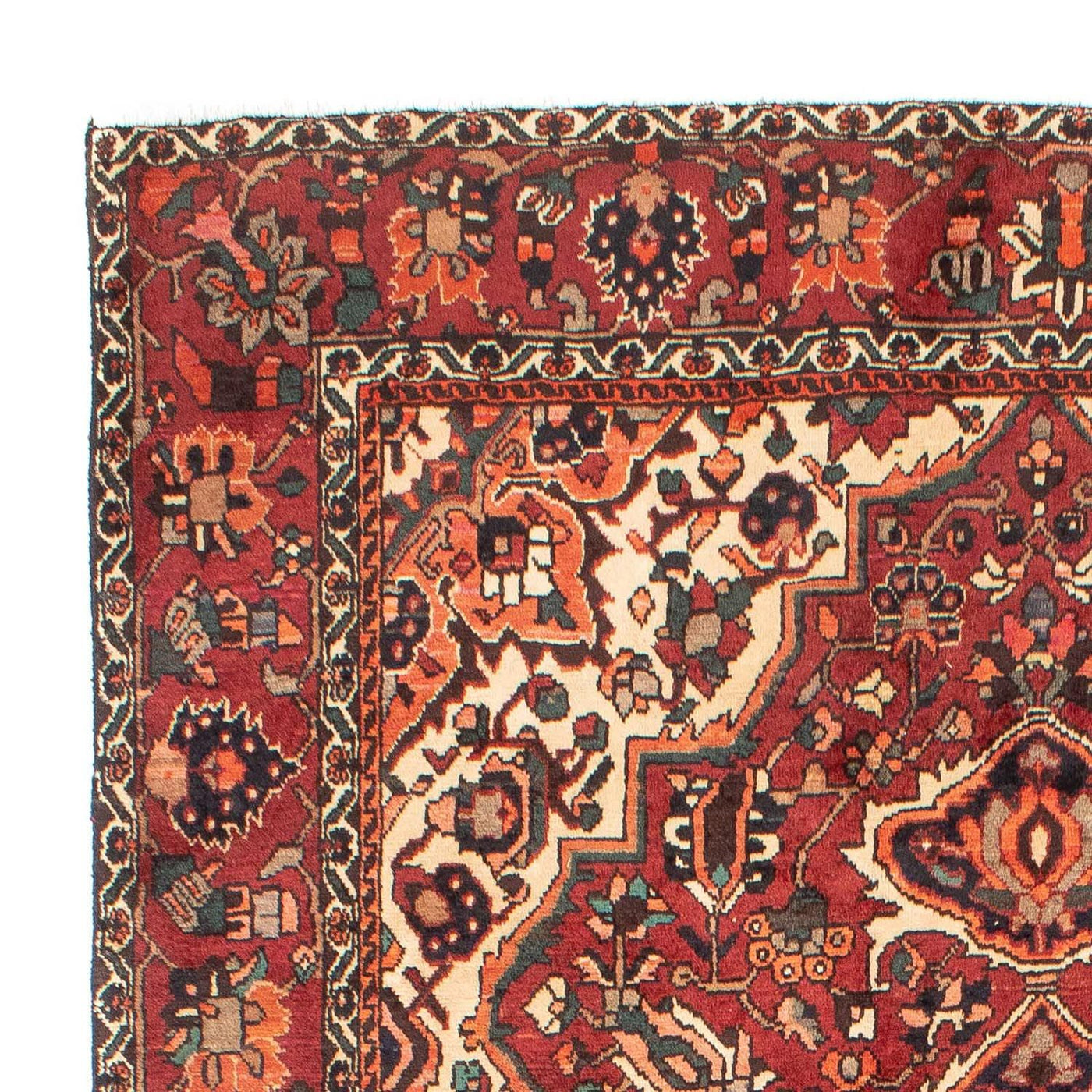 Persisk matta - Nomadic - 295 x 202 cm - mörkröd