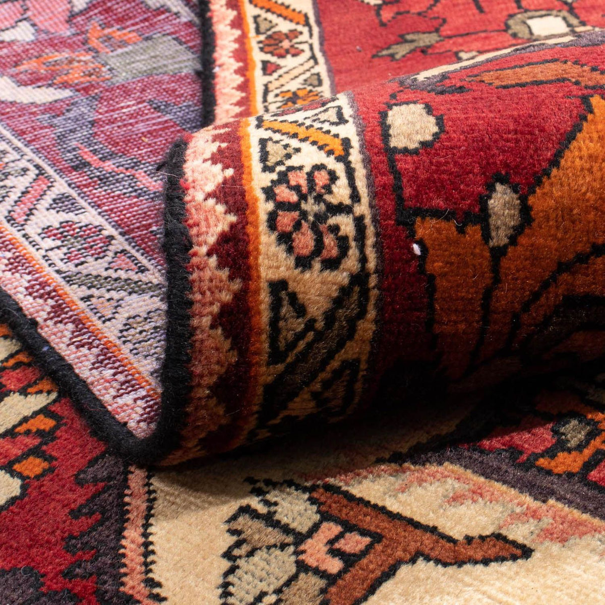 Persisk matta - Nomadic - 302 x 216 cm - röd