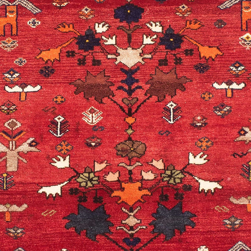 Persisk matta - Nomadic - 152 x 110 cm - mörkröd