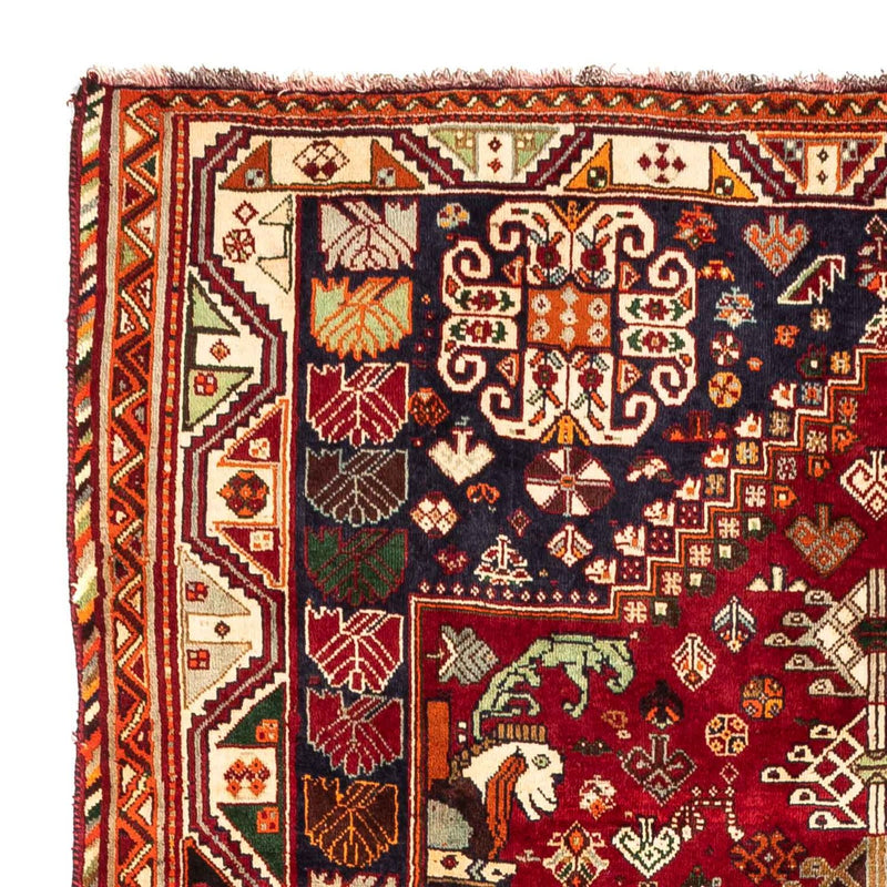 Persisk matta - Nomadic - 272 x 183 cm - mörkröd