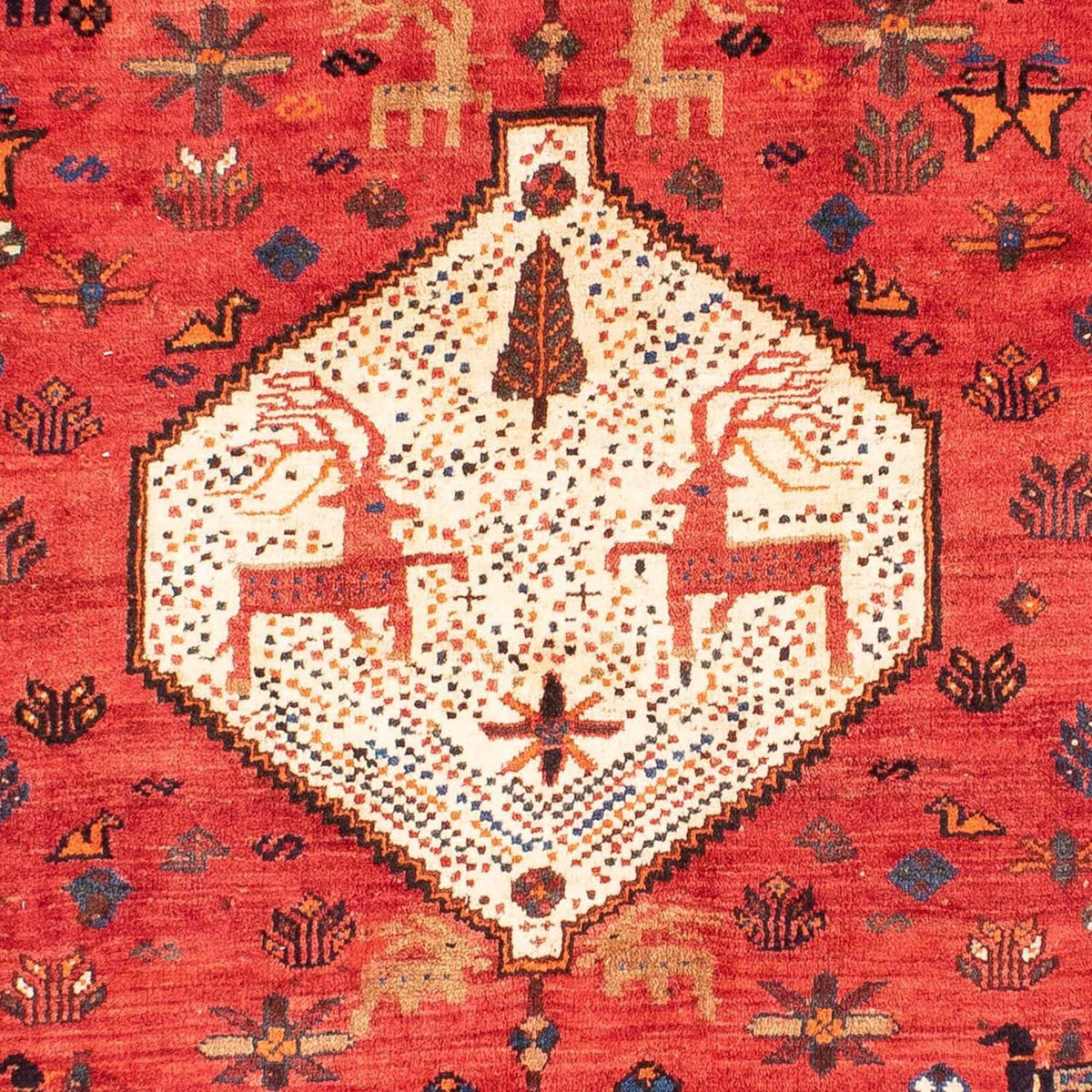 Persisk matta - Nomadic - 300 x 205 cm - mörkröd