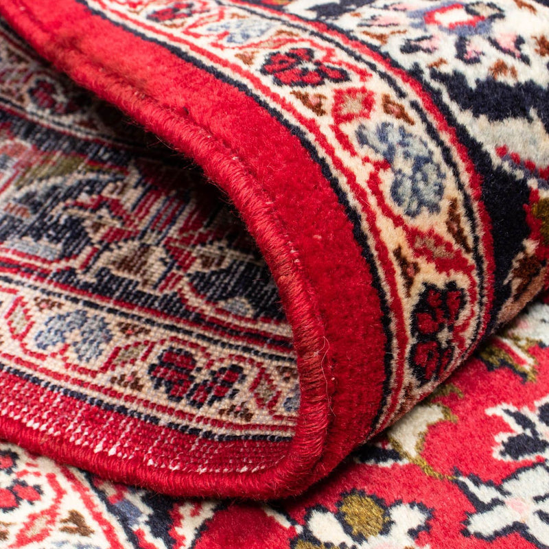 Runner Persiska mattor - Keshan - 340 x 98 cm - mörkröd