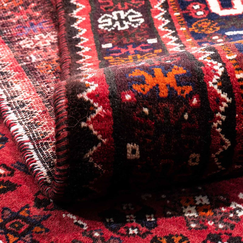 Persisk matta - Nomadic - 222 x 157 cm - mörkröd