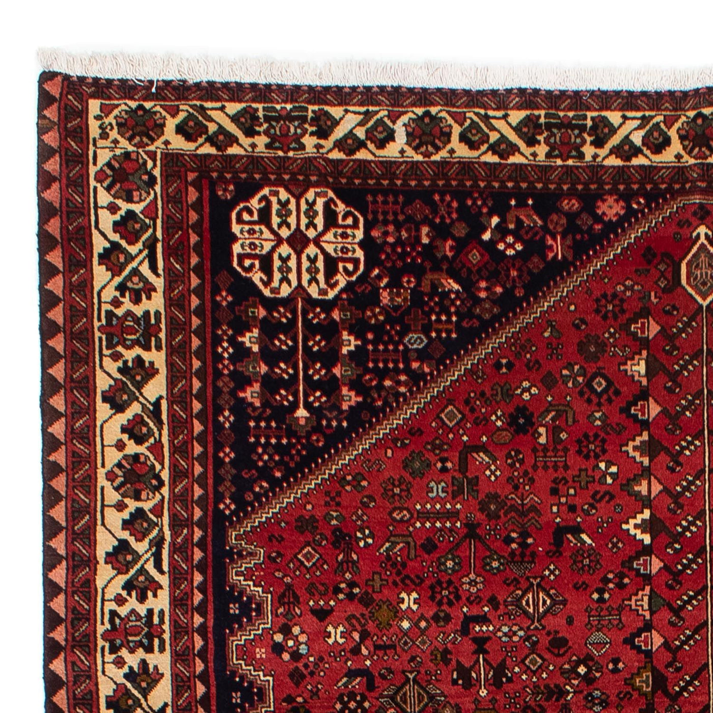 Persisk matta - Nomadic - 300 x 200 cm - mörkröd