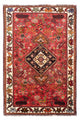 Persisk matta - Nomadic - 210 x 140 cm - mörkröd