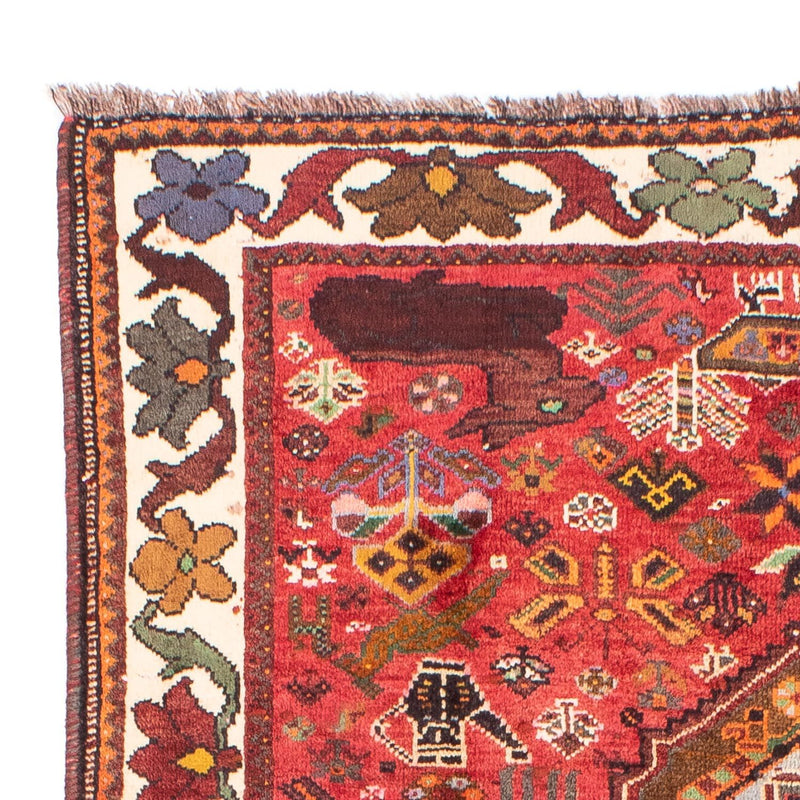 Persisk matta - Nomadic - 210 x 140 cm - mörkröd