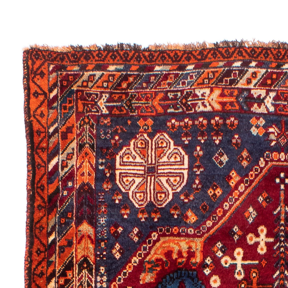 Persisk matta - Nomadic - 235 x 140 cm - mörkröd