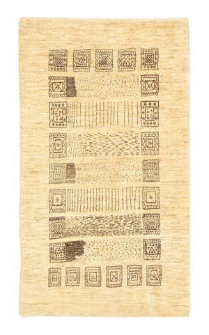 Gabbeh-matta - persisk - 150 x 87 cm - beige