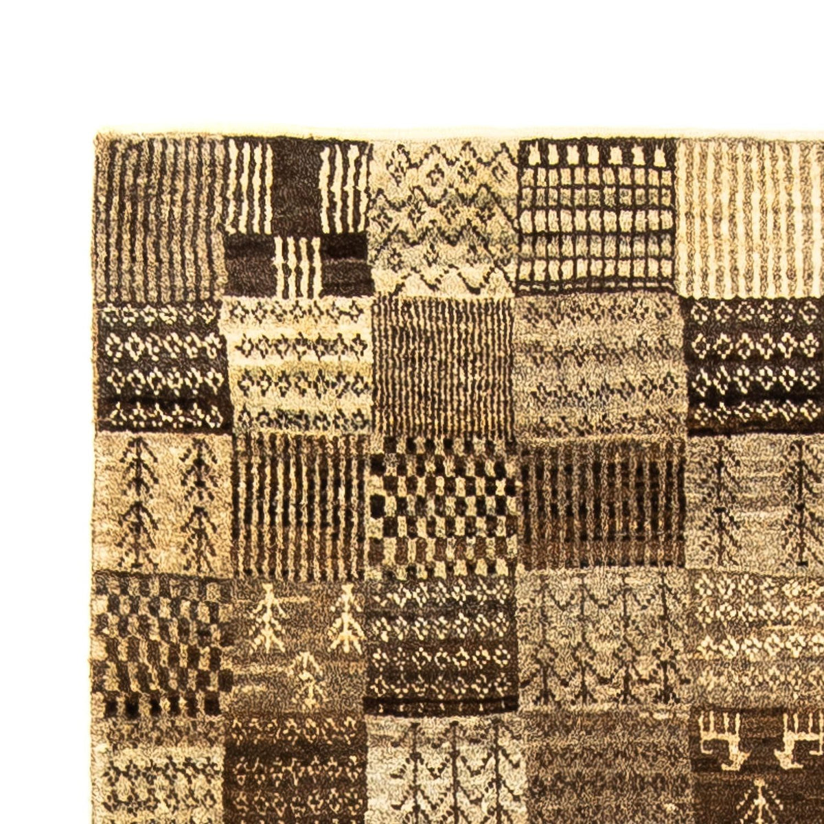 Loribaft Mattan 100x142cm - Perserteppich Wollteppich