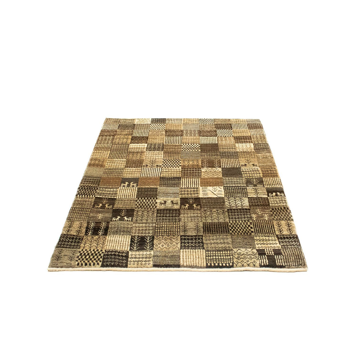 Gabbeh-matta - Loribaft Persian - 142 x 100 cm - flerfärgad