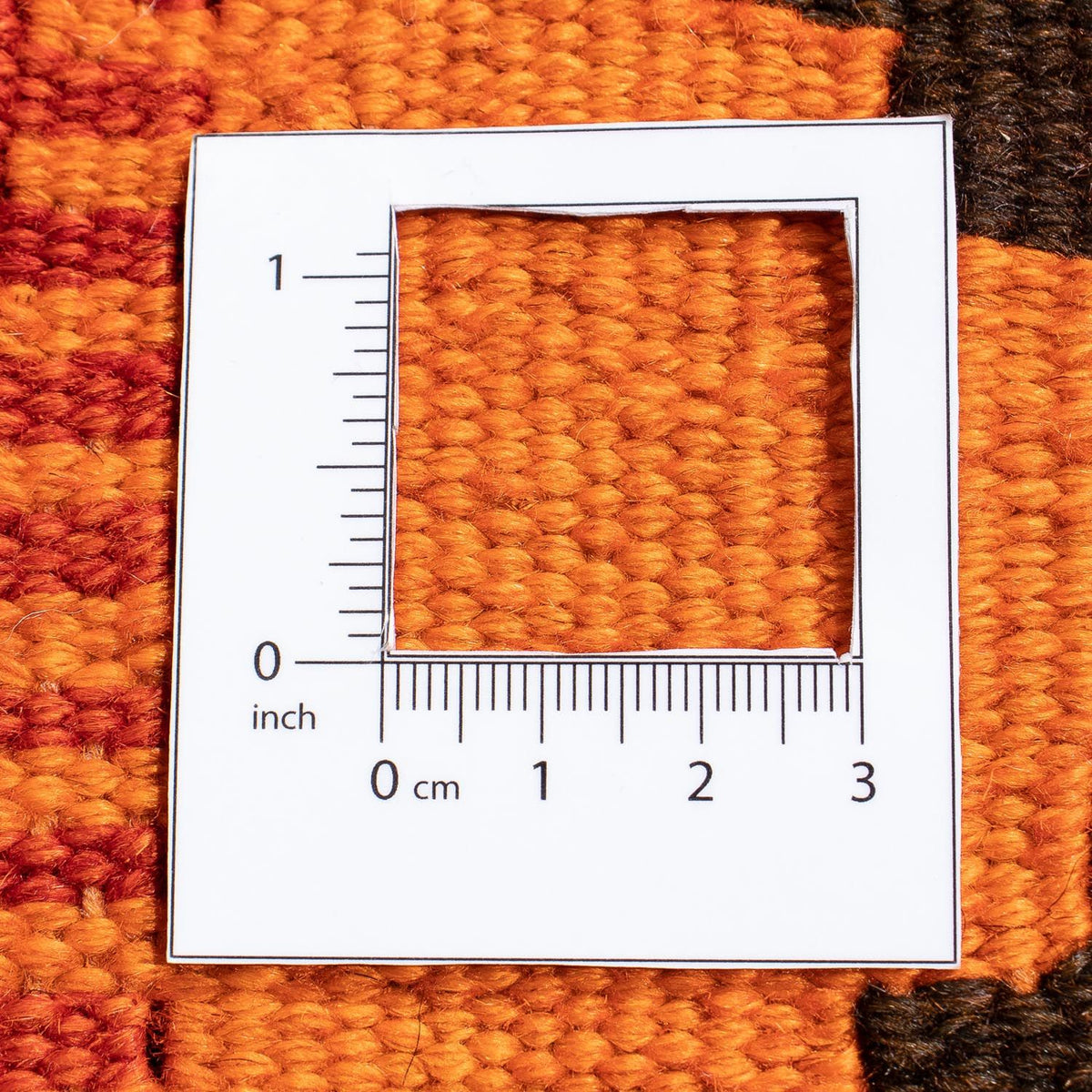 Kelim Carpet - orientalisk matta - 194 x 150 cm - ljusröd