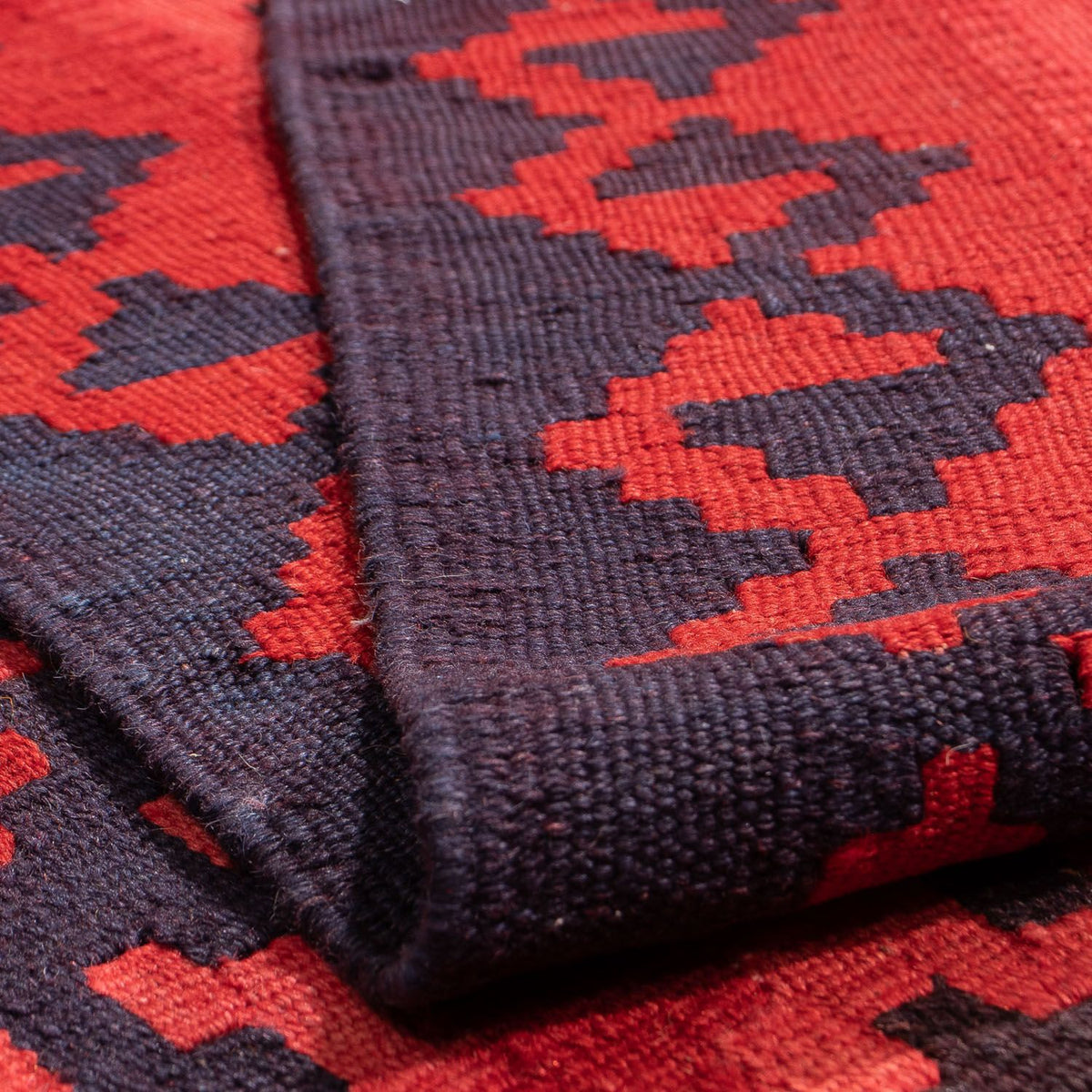 Kelim Carpet - orientalisk matta - 210 x 151 cm - röd