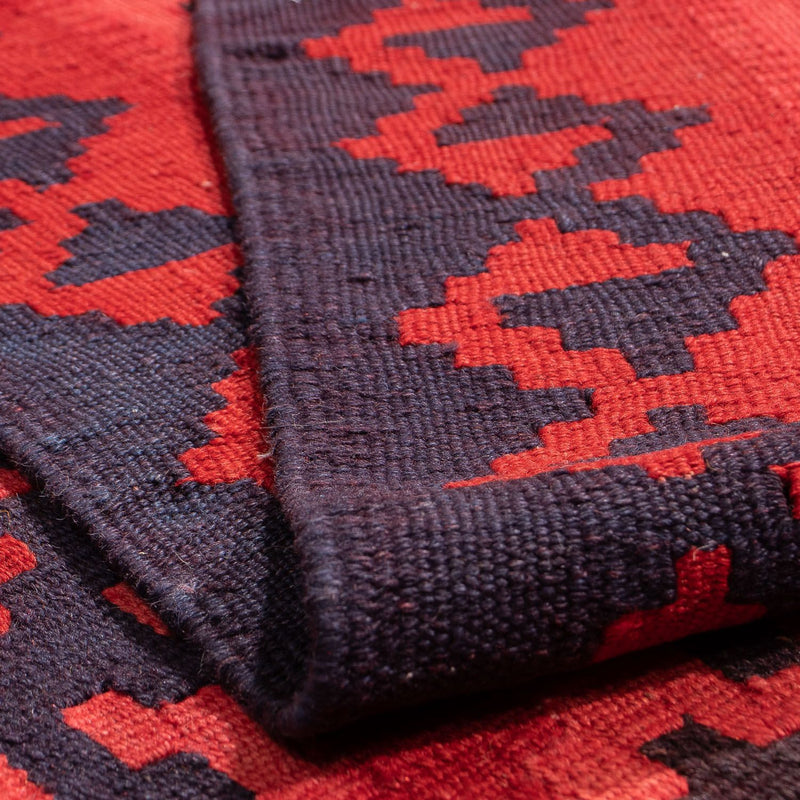 Kelim Carpet - orientalisk matta - 210 x 151 cm - röd