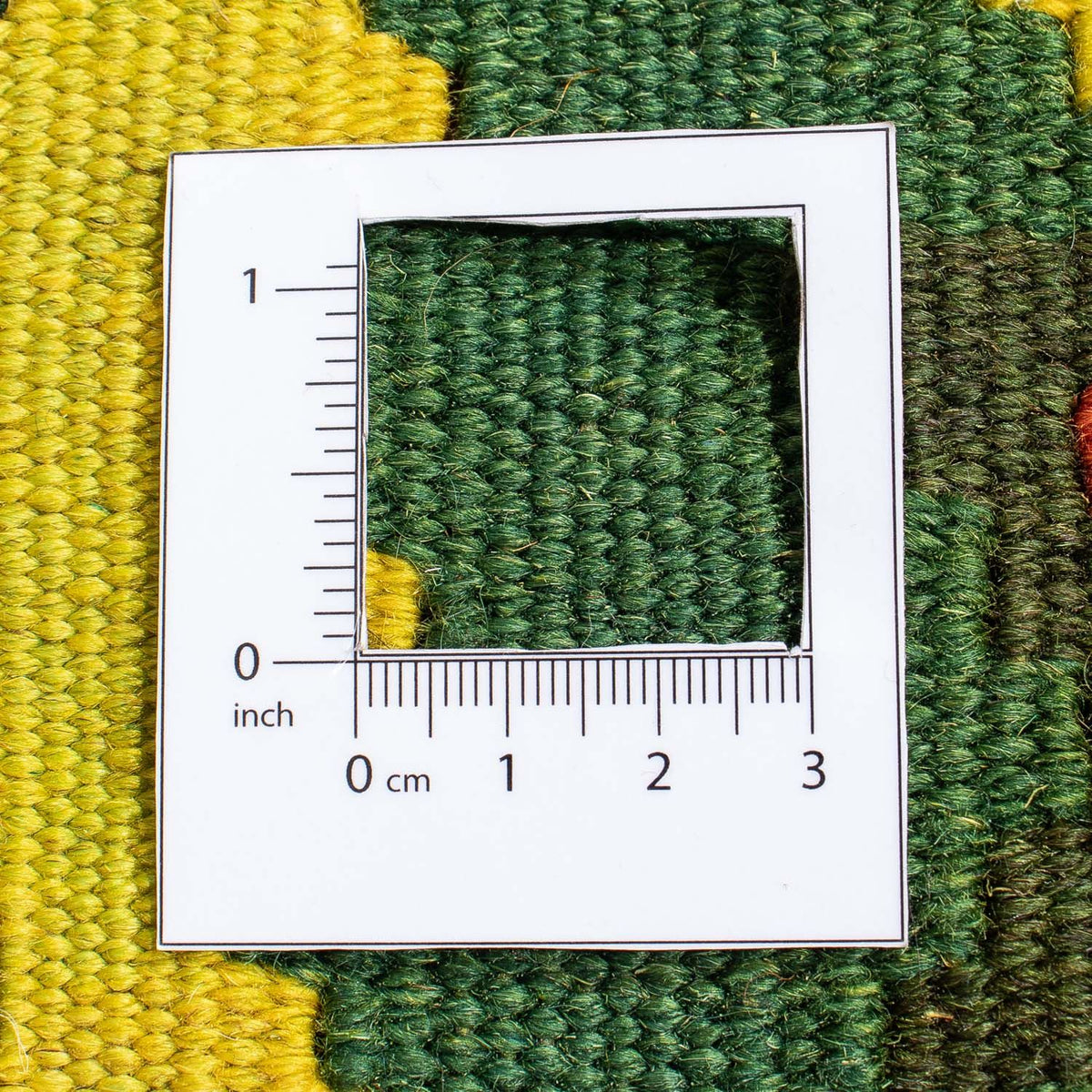 Kelim Carpet - orientalisk matta - 208 x 150 cm - mörkgrön