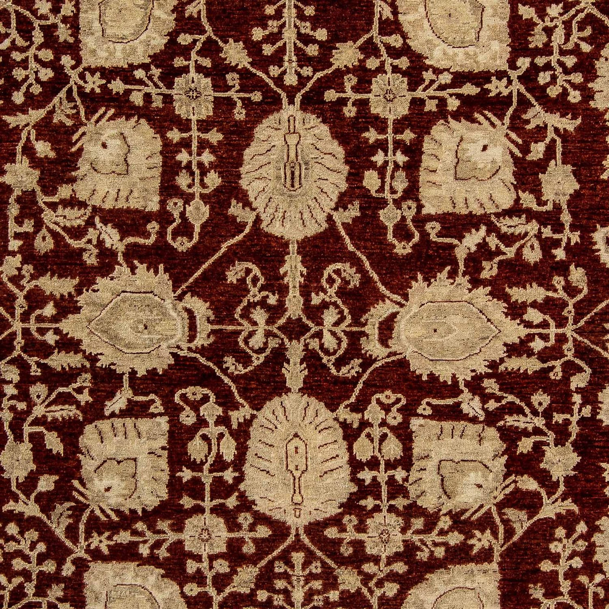 Ziegler Carpet - 296 x 242 cm - mörkröd