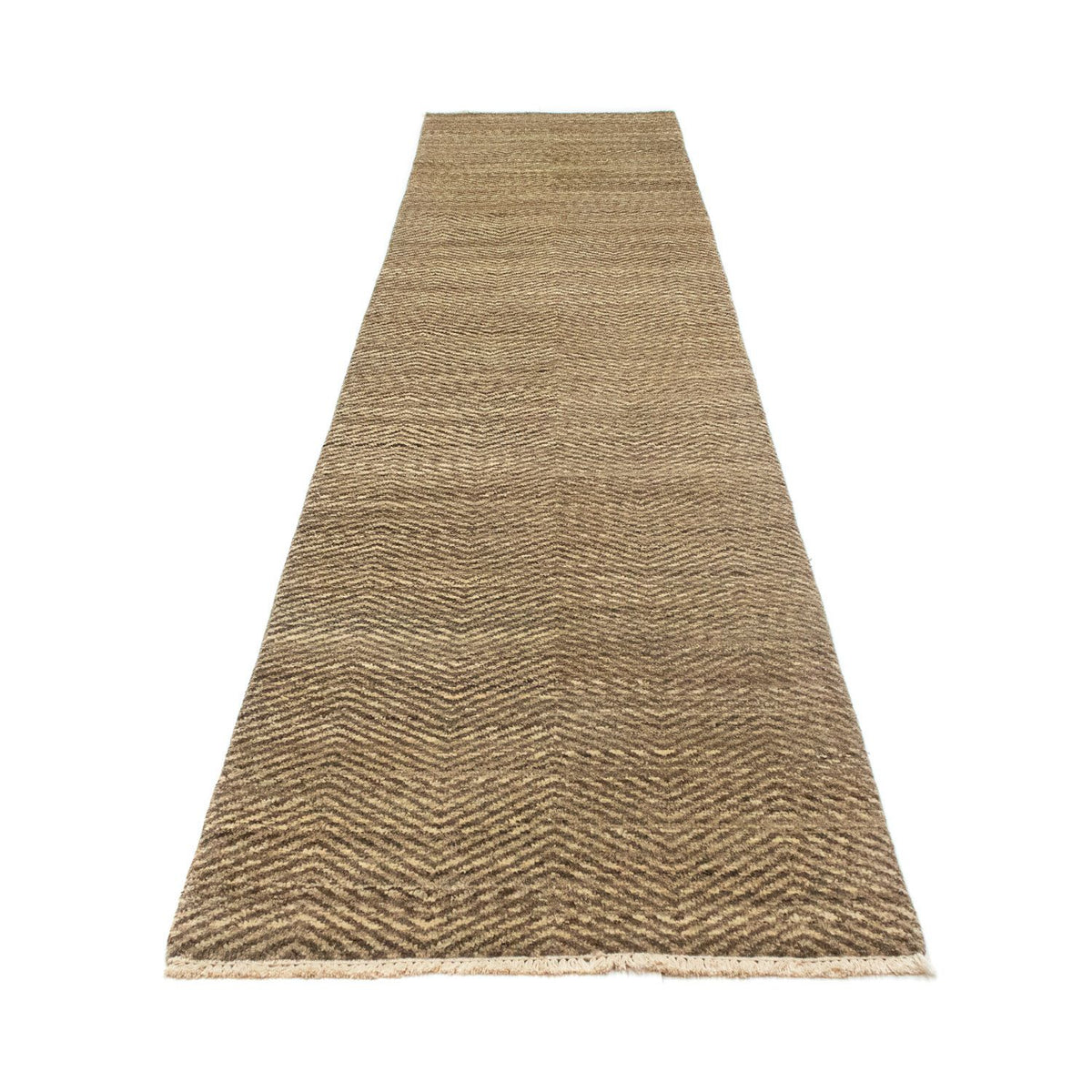 Runner Gabbeh-matta - Indus - 370 x 77 cm - beige