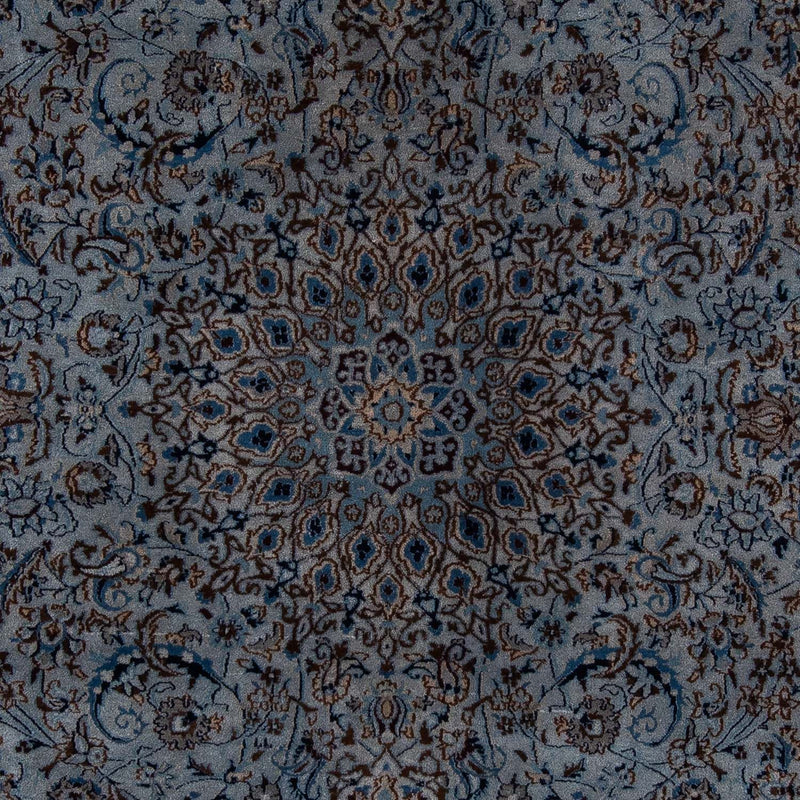 Persisk matta - Nain - 296 x 200 cm - havsblått