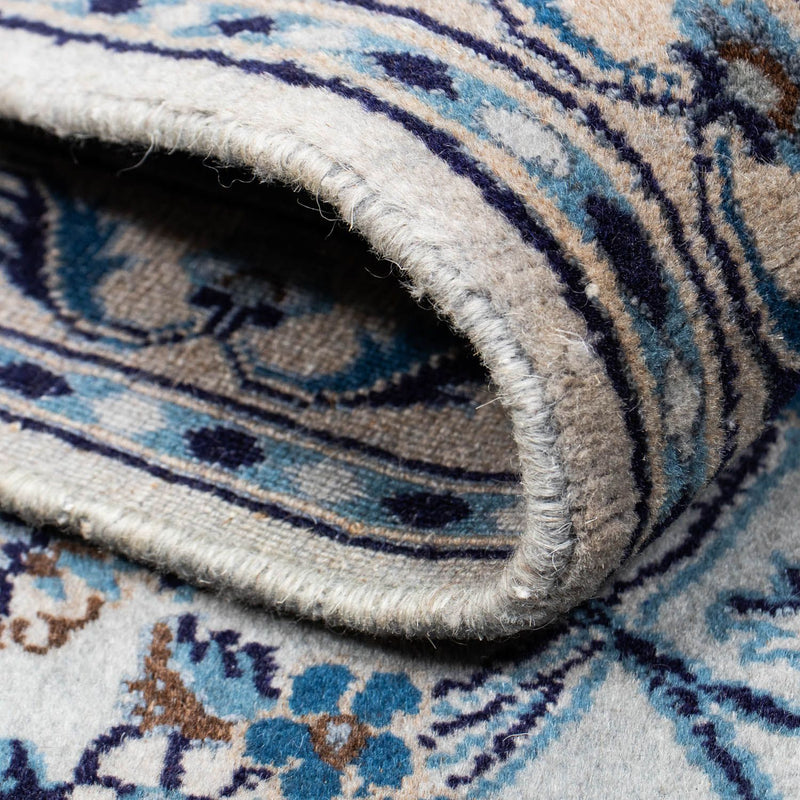 Persisk matta - Nain - 294 x 198 cm - havsblått