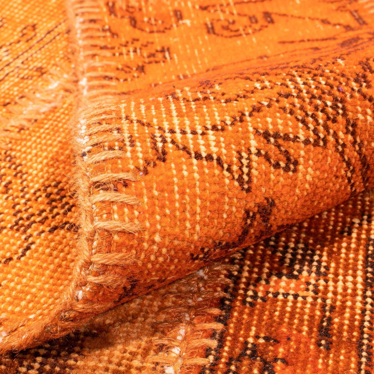 Patchwork-matta - 240 x 170 cm - brun