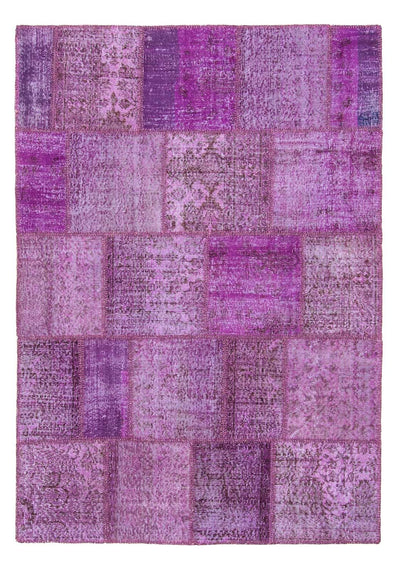Patchwork-matta 170x240cm - Perserteppich Wollteppich