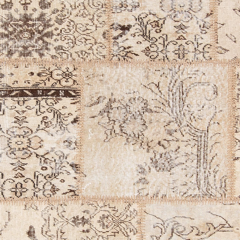 Patchwork-matta - 240 x 170 cm - ljusbrun