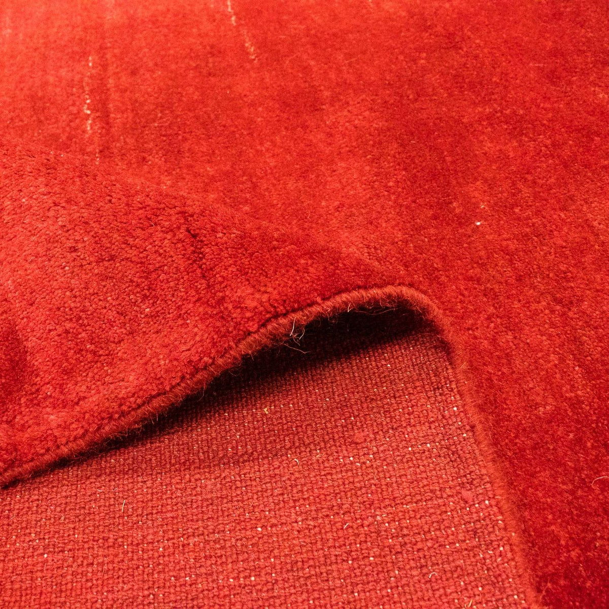 Gabbeh-matta - persisk - 288 x 262 cm - mörkröd