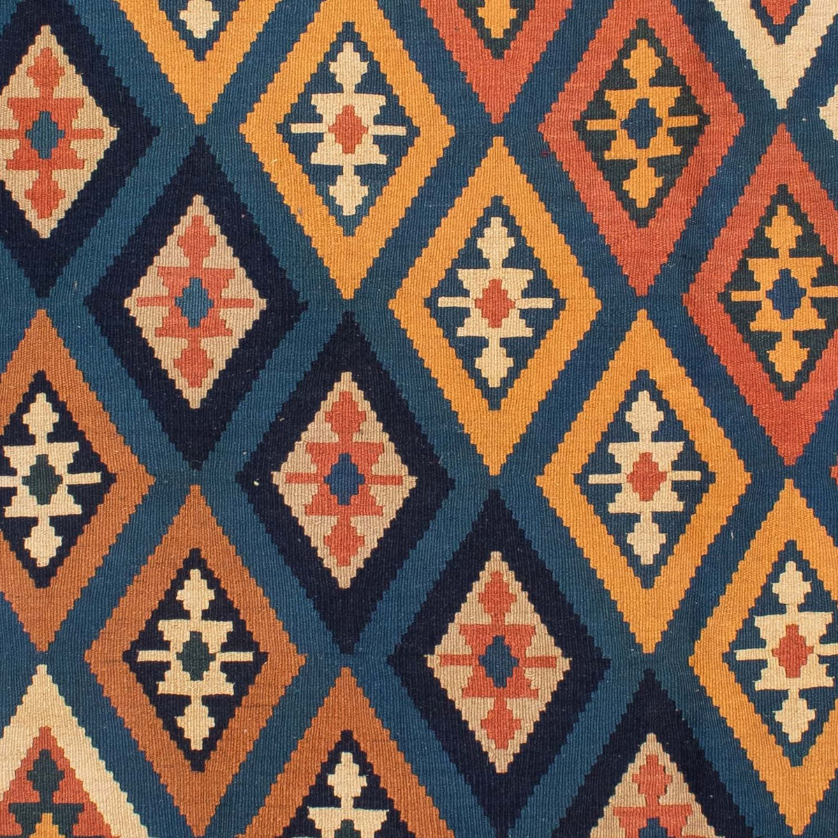 Kelim Carpet - orientalisk matta - 230 x 212 cm - flerfärgad