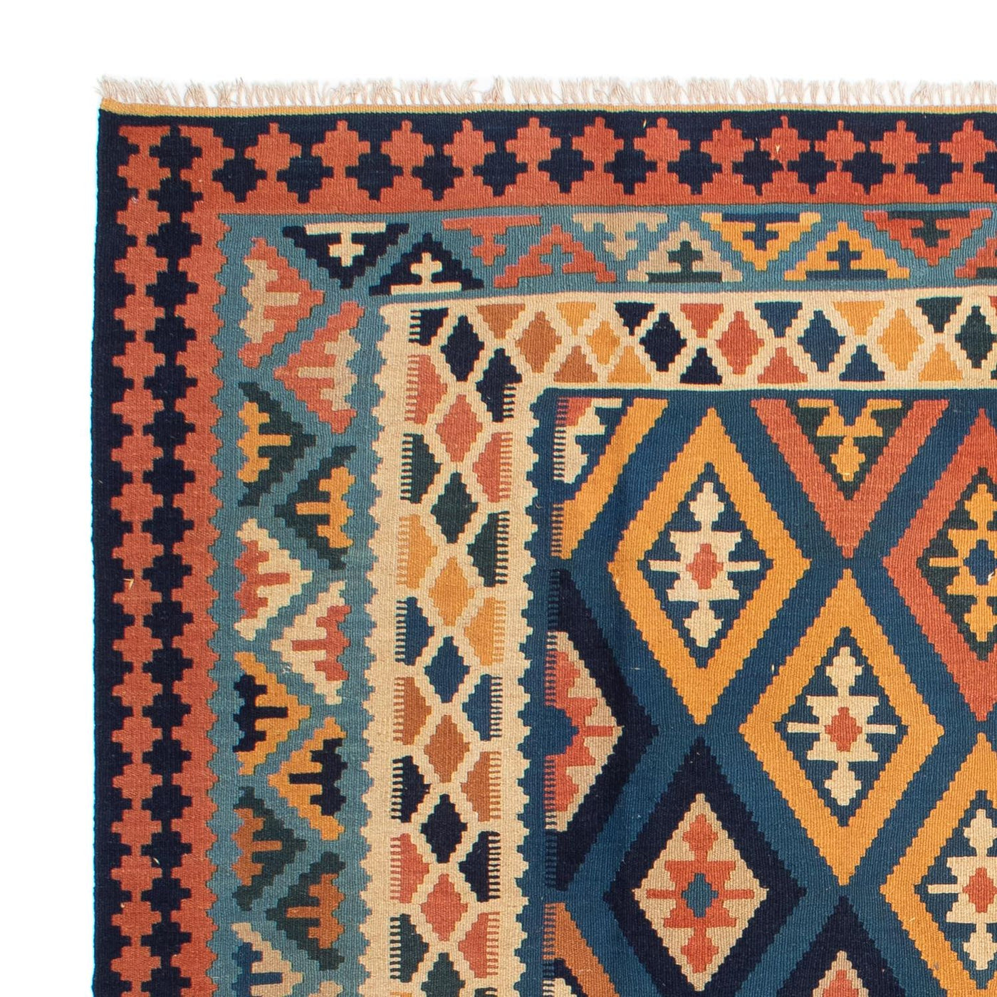 Kelim Carpet - orientalisk matta - 230 x 212 cm - flerfärgad