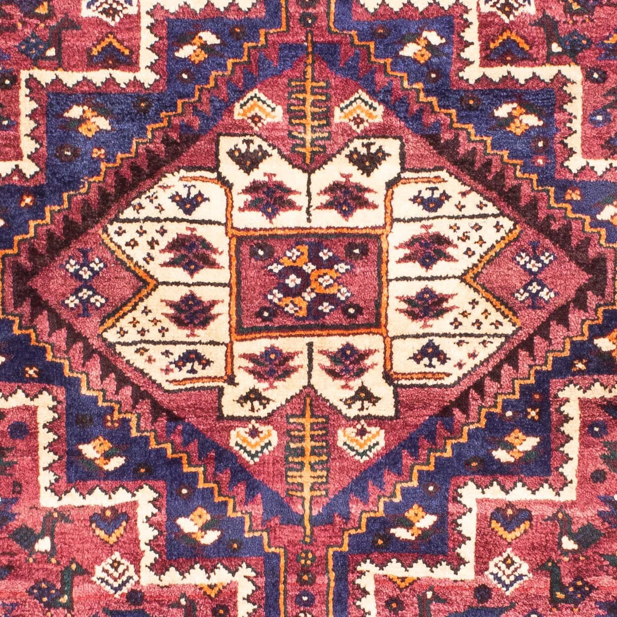 Persisk matta - Nomadic - 155 x 110 cm - fuchsia