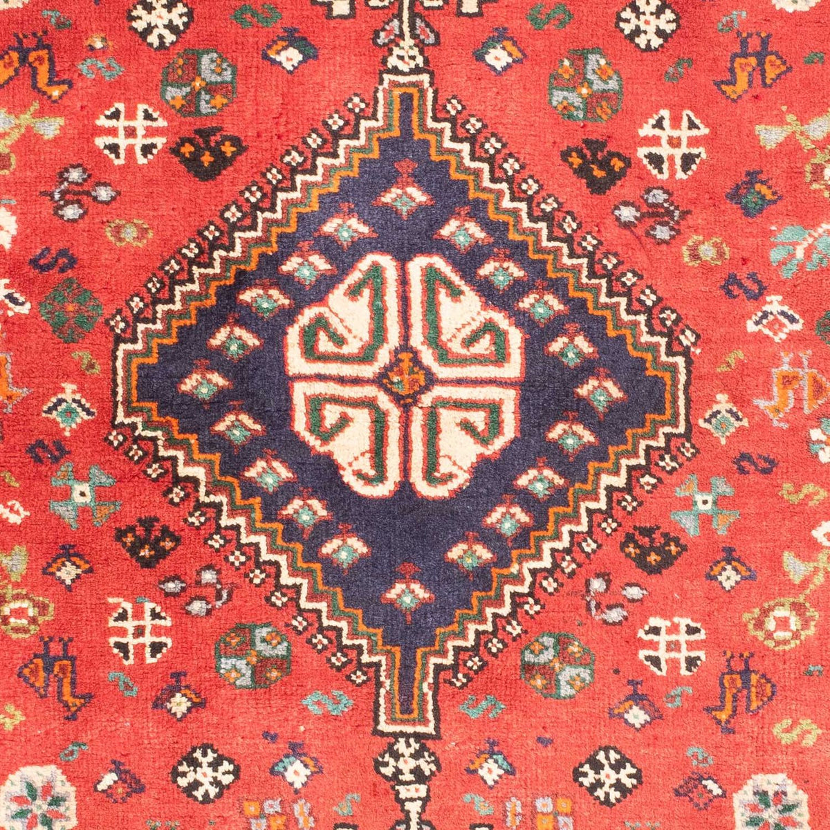 Persisk matta - Nomadic - 185 x 123 cm - mörkröd