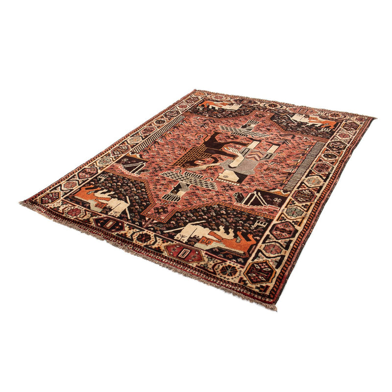 Persisk matta - Nomadic - 192 x 155 cm - ljusröd