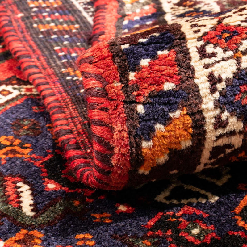 Persisk matta - Nomadic - 163 x 110 cm - mörkröd