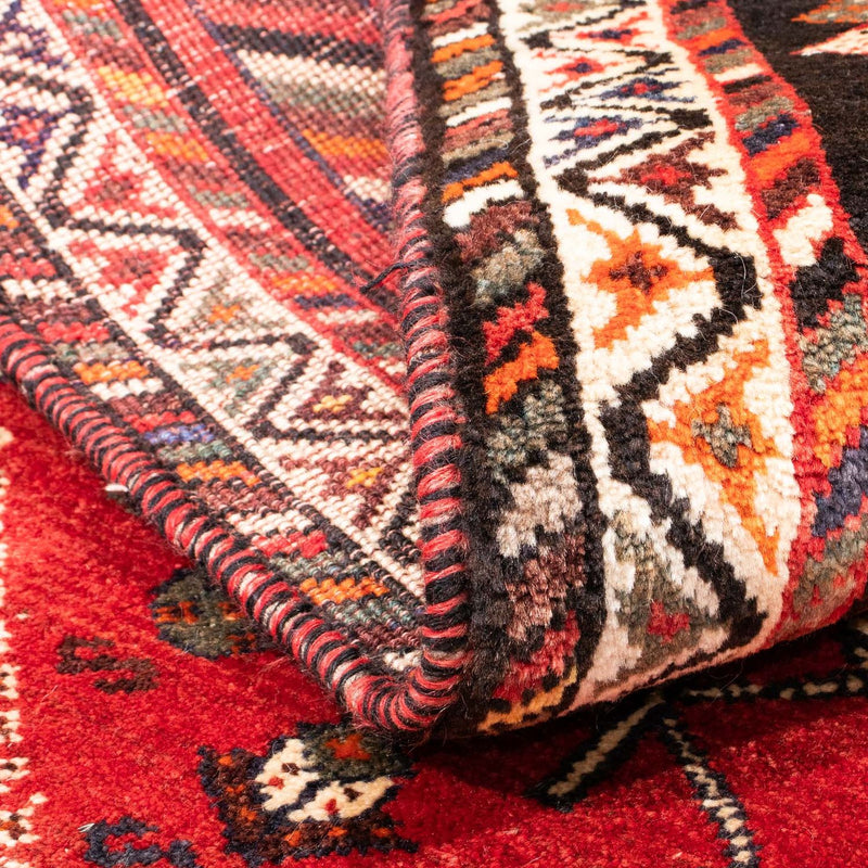 Persisk matta - Nomadic - 162 x 118 cm - mörkröd