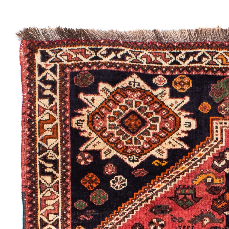 Persisk matta - Nomadic - 160 x 106 cm - mörkröd