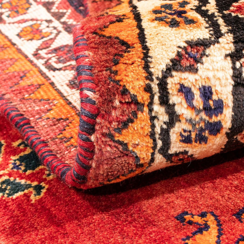 Persisk matta - Nomadic - 150 x 116 cm - mörkröd