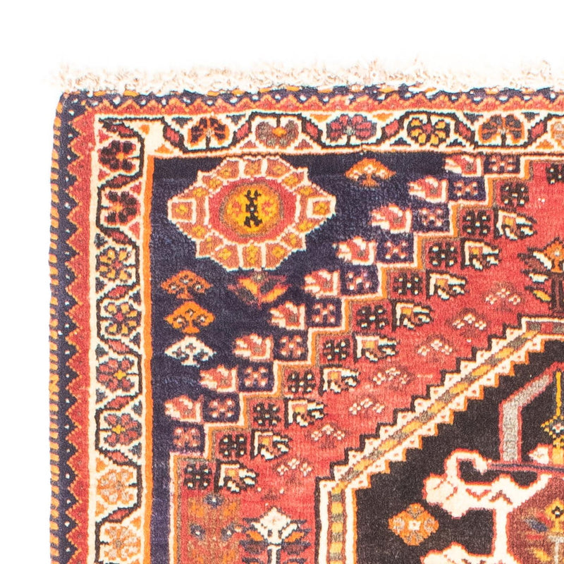 Persisk matta - Nomadic - 153 x 80 cm - mörkröd